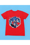 Stil-X Sonic Printed Children's Tshirt, 100% Cotton, Black, White, Red, Yellow