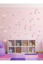 Soft Pink Flowers and Leaves, Baby Kids Room, Wall Sticker, 50 X 100 cm - 6