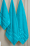 4-Piece Bath Set 100% Cotton 2 Large Bath Towels (70X140Cm), 2 Face Towel Set (50X90Cm) - 6