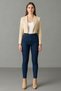 Jennie Women's Navy Blue Super Skinny Fit Stretchy Lycra High Waist Denim Jean Jeans Trousers - 2