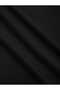 Floral Pocket Chest Printed Crew Neck Black Sweatshirt - 4