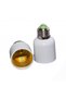 Adaptor pentru dulie, E27-E40, din plastic, Alb - 2