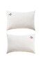 Lcw Home Bow Embroidered Pillow Case 2 Pcs 50X70 cm (W5) - 5
