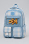 Turquoise Kawaii Korean Style Backpack, Waterproof Teddy Bear School Bag, 40X28X18Cm - 2