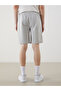 Tie Waist Knitted Men's Shorts - 4