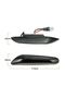 Δυναμικά LED φλας για BMW E90 E92 E60 E87 E82, σετ 2 τεμαχίων, μαύρο καπνιστό - 3