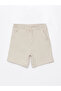 Lcw Kids Beige Elastic Waist Basic Boy Shorts - 2