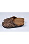 Leopard Cork Sole Girls' Boston Daily Sabo 59463 Daily Slippers - 6