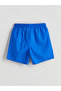 Blue Printed Boy's Swim Shorts - 4