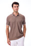 Men's Non-Shrink Cotton Fabric Slim Fit Slim Fit Polo Neck T-Shirt - 6