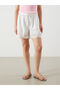 Women's Openwork Shorts with Elastic Waist - 2