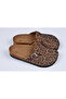Leopard Cork Sole Girls' Boston Daily Sabo 59463 Daily Slippers - 4