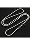 Gift for Lover Snake Round Design Stainless Steel Chain Men Necklace - 3