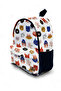 Cat Head Patterned Backpack