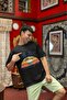 Men/Women Summer Party Transfer Printed Round Neck Short Sleeve T-Shirt - 2