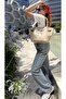 Women's Leo Model Nubuck Lock Detailed Hand and Shoulder Bag - 2