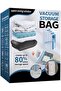 5 Pack Vacuum Storage Bags with Hand Pump – Jumbo, Large & Medium Bags for Clothes & Bedding