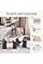 6-Pack Large Foldable Clothes Storage Boxes with Lids, Zips & Handles for Bedding & Blankets - 2