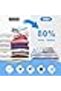 10-Pack Vacuum Storage Bags with Electric Pump, Reusable for Clothes, Blankets, Duvets, Travel - 2