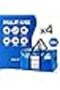4 Pack Extra Large Moving Bags with Handles & Window, Space Saver Totes for Travel & Storage - 5