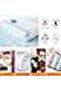12 Pack Vacuum Storage Bags with Hand Pump – Reusable Zip Bags for Clothes, Duvets & Pillows - 4