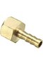 uxcell Brass Barb Hose Fittings Connectors Adapters Parts Barbed 6mm x G1/4, 5 Pack - 3