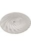 Decorative Glass Serving Platter with Spiral Pattern, Gold Trim, 31 cm Round - 5