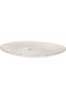 Decorative Glass Serving Platter with Spiral Pattern, Gold Trim, 31 cm Round - 3