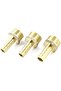 Quick Connector 6 Pcs Gold 1/2 PT Male to 10mm Hose Hoses Air Gas Quick Coupler Adapter Pipe Fitting - 3
