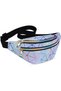 Water-resistant waist pouch, triangle model, Silver - 4