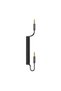 Aux Audio Transfer Cable 1.2m to Aux Extension Cable 3.5mm Spiral - Black