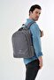 Unisex Multi-Eye Daily Backpack - School Bag Gray - 8