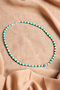 Certified Malahite Pearl Natural Stone Necklace - 3