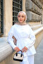 Women's Clandestina Button Detailed Suit White - 3