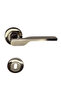 مقبض باب غرفة صوفيا من النيكل الساتان مع مجموعة أمامية وخلفية 2 قطعة - 2