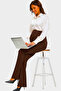 Maternity Leggings with Pockets, Adjustable Waist, Stretchy, Tightening - 7