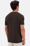 تي شيرت Ds Damat Regular Fit بني عادي مطرز 100% قطن - 6