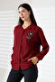 Ribbed Long Sleeve Durres Textured Flower Pearl Cool Fabric Women's Shirt - 6