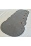 Jute Placemat, Table Decor Supla Oval Gray 30X40 Set of 6 - 3