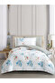 4-Piece Digital Print Comforter Set – Twin Size 170x230 cm, Soft Microfiber Bedding Set.