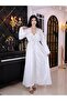 2-Piece Jacquard Satin Long Dress