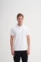 Slim Fit Polo Neck Plain Knitted T-Shirt - 4