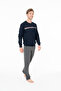 Us Polo Assn. Men's Navy Blue Home Wear - 2