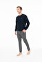 Us Polo Assn. Men's Navy Blue Home Wear - 3