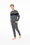 US Polo Assn. Men's Anthracite Melange Home Wear - 2