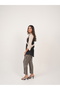 Black & Beige Striped Co-ord Set - 4