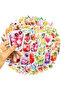 50PCS Watercolor Version Cocktail Glasses Waterproof Graffiti Stickers for Helmet Bicycle Hand Ac... - 3
