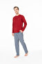 Us polo assn. Men's maroon pajama set