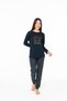 U.S. Polo Assn. Women's Navy Blue Pajama Set