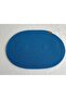 Jute Placemat, Table Decor Supla Oval Blue 30X40 Set of 8 - 2